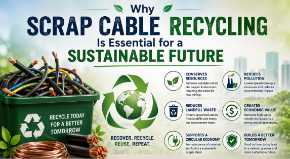 Why Scrap Cable Recycling Is Essential for a Sustainable Future